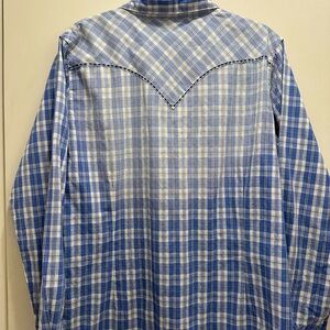 Women’s Wrangler Washed Out Sparkle Western Shirt XL